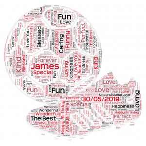 Personalised Word Art Print Football Ball Boots Player Coach Fathers Day Gifts