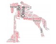 Personalised Word Art Print Show Jumping Horse Racing Equitation Gifts