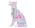 Personalised Pet Dog Word Art Print Gift for Puppy Lovers