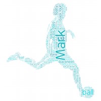 Personalised Word Art Print Football Soccer Player Fan Gift Idea