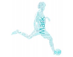 Personalised Word Art Print Football Soccer Player Fan Gift Idea