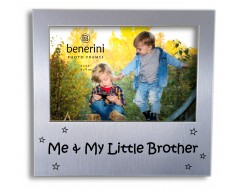 Me & My Little Brother Photo Frame - Gift For Brother Or Sister - Gift Idea - Birthday Christmas Keepsake Present Picture - 5 x 3.5 inch - Style 3