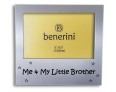 Me & My Little Brother Photo Frame - Gift For Brother Or Sister - Gift Idea - Birthday Christmas Keepsake Present Picture - 5 x 3.5 inch - Style 3