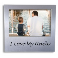 I Love My Uncle Photo Frame - Gift For Uncle - Uncle Gift Idea - Birthday Gift for Uncle - 5 x 3.5 inch
