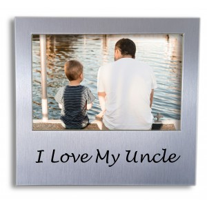 I Love My Uncle Photo Frame - Gift For Uncle - Uncle Gift Idea - Birthday Gift for Uncle - 5 x 3.5 inch