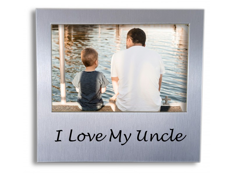 I Love My Uncle Photo Frame - Gift For Uncle - Uncle Gift Idea - Birthday Gift for Uncle - 5 x 3.5 inch