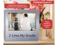 I Love My Uncle Photo Frame - Gift For Uncle - Uncle Gift Idea - Birthday Gift for Uncle - 5 x 3.5 inch