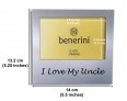 I Love My Uncle Photo Frame - Gift For Uncle - Uncle Gift Idea - Birthday Gift for Uncle - 5 x 3.5 inch