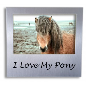 I Love My Pony Photo Frame - 5 x 3.5" (13 x 9 cm) 
