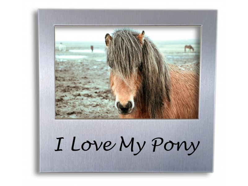 I Love My Pony Photo Frame - 5 x 3.5" (13 x 9 cm) 