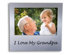 I Love My Grandpa Photo Frame – Perfect Father’s Day, Birthday Gift or Christmas Gift for Grandpa - 5 x 3.5 inch