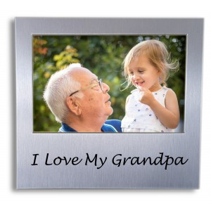 I Love My Grandpa Photo Frame – Perfect Father’s Day, Birthday Gift or Christmas Gift for Grandpa - 5 x 3.5 inch