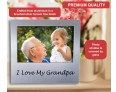 I Love My Grandpa Photo Frame – Perfect Father’s Day, Birthday Gift or Christmas Gift for Grandpa - 5 x 3.5 inch