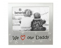 We Love Our Daddy Photo Frame - 5 x 3.5" (13 x 9 cm) 