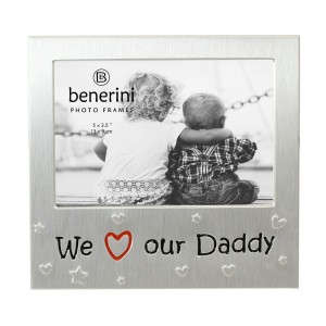 We Love Our Daddy Photo Frame - 5 x 3.5" (13 x 9 cm) 