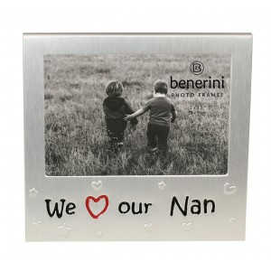 We Love Our Nan Photo Frame - 5 x 3.5" (13 x 9 cm) 