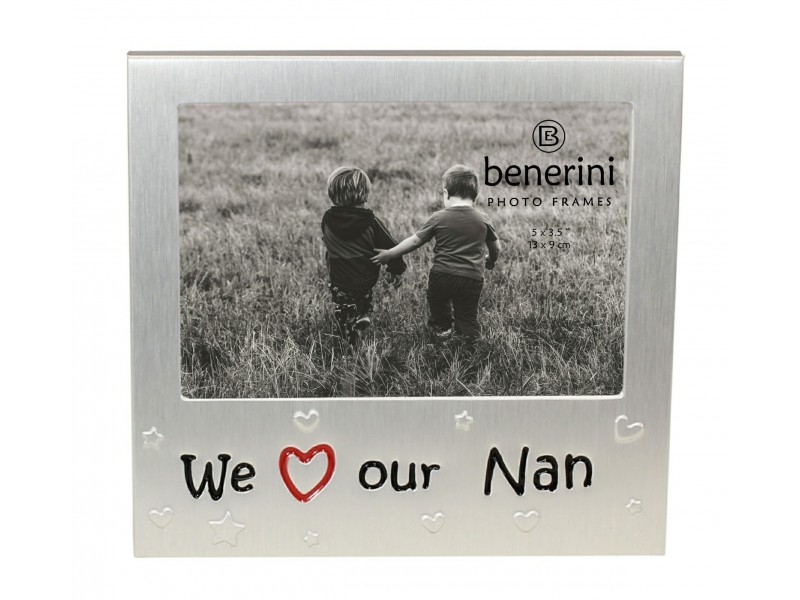 We Love Our Nan Photo Frame - 5 x 3.5" (13 x 9 cm) 