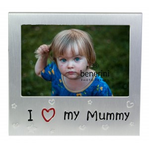 I Love My Mummy Photo Frame - 5 x 3.5" (13 x 9 cm) 
