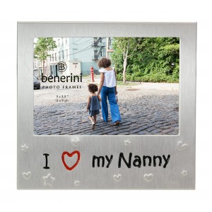 I Love My Nanny Photo Frame - 5 x 3.5" (13 x 9 cm) 