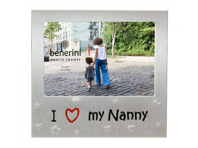 I Love My Nanny Photo Frame - 5 x 3.5" (13 x 9 cm) 