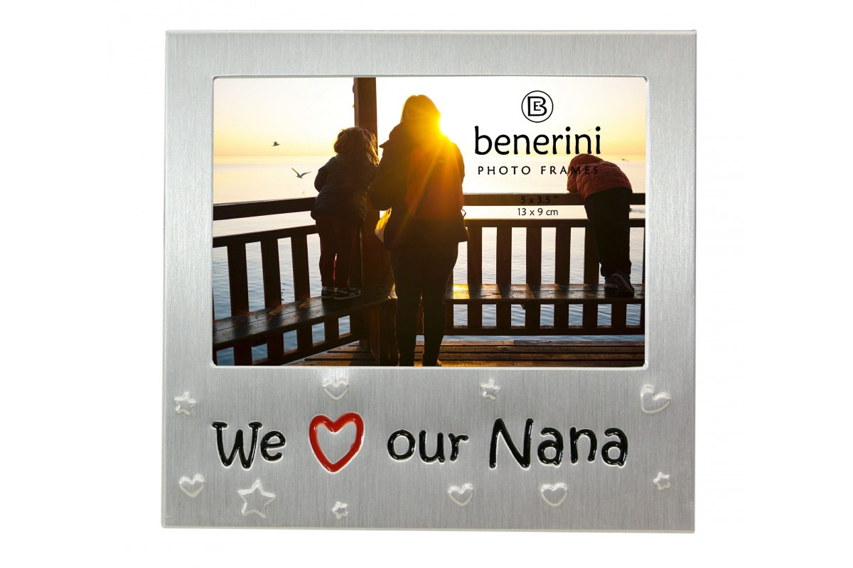We Love Our Nana Photo Frame Gift Present Benerini We Love Our Nana Photo Frame 5 X 3 13 9 Cm