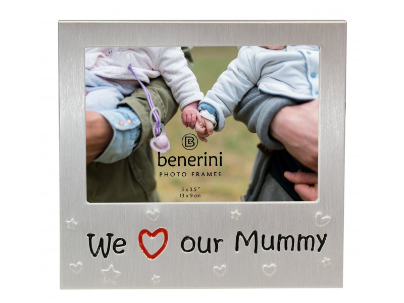 We Love Our Mummy Photo Frame - 5 x 3.5" (13 x 9 cm) 