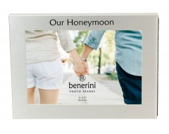 Our Honeymoon Photo Frame - 5 x 3.5" (13 x 9 cm) 