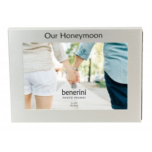 Our Honeymoon Photo Frame - 5 x 3.5" (13 x 9 cm) 