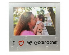 I Love My Godmother Photo Frame - 5 x 3.5" (13 x 9 cm) 