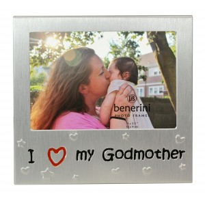 I Love My Godmother Photo Frame - 5 x 3.5" (13 x 9 cm) 