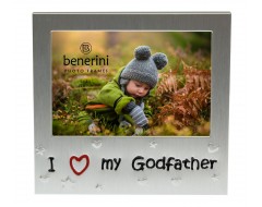 I Love My GodFather Photo Frame - 5 x 3.5" (13 x 9 cm) 