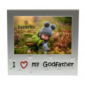 I Love My GodFather Photo Frame - 5 x 3.5" (13 x 9 cm) 