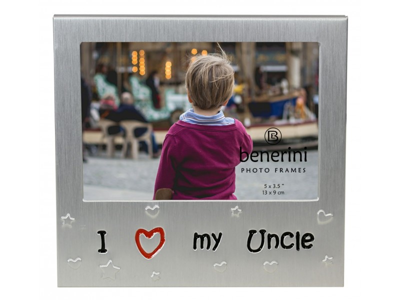 I Love My Uncle Photo Frame - 5 x 3.5" (13 x 9 cm) 