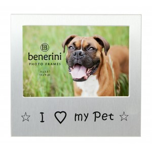 I Love My Pet Photo Frame - 5 x 3.5" (13 x 9 cm) 