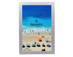 4 x 6 inches Plain Silver Colour Aluminium Photo Frame Gift Present - 042