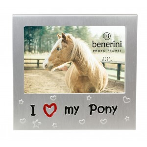 I Love My Pony Photo Frame - 5 x 3.5" (13 x 9 cm) 