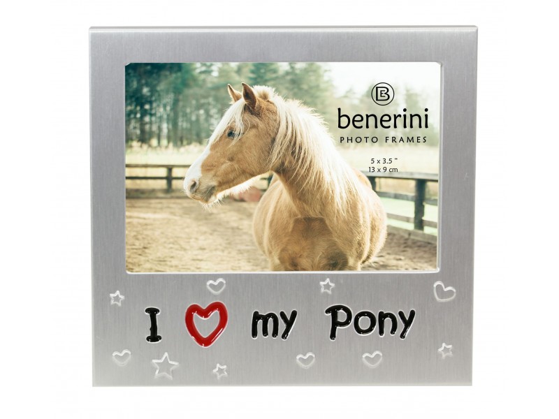 I Love My Pony Photo Frame - 5 x 3.5" (13 x 9 cm) 