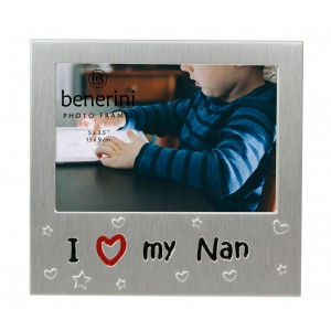 I Love My Nan Photo Frame - 5 x 3.5" (13 x 9 cm) 