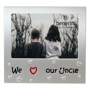 We Love Our Uncle Photo Frame - 5 x 3.5" (13 x 9 cm) 