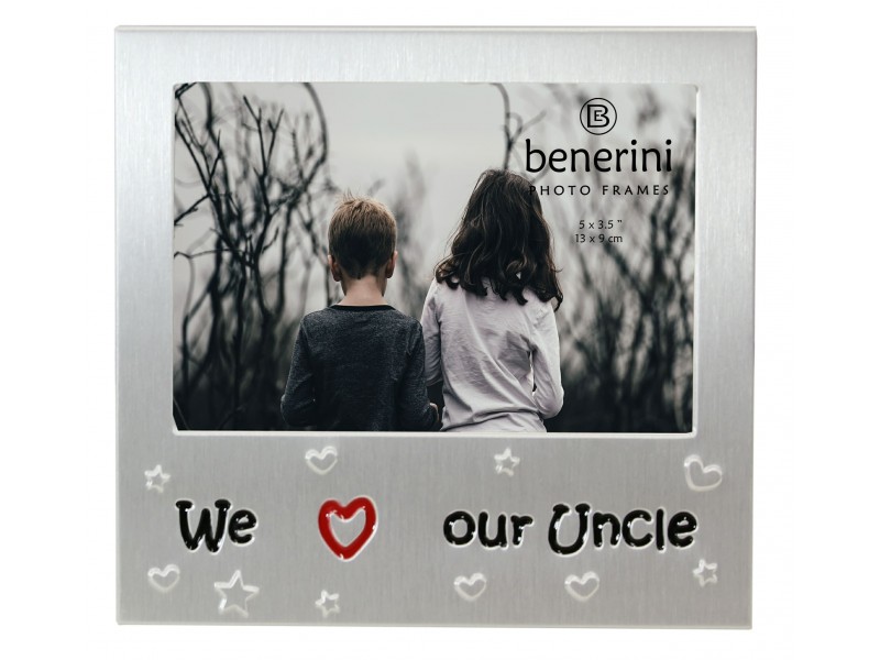 We Love Our Uncle Photo Frame - 5 x 3.5" (13 x 9 cm) 