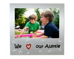 We Love Our Auntie Photo Frame - 5 x 3.5" (13 x 9 cm) 