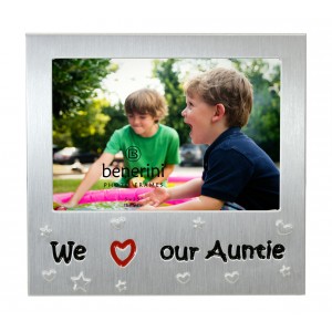 We Love Our Auntie Photo Frame - 5 x 3.5" (13 x 9 cm) 