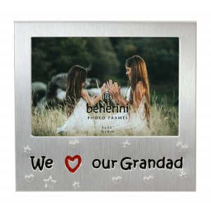 We Love Our Grandad Photo Frame - 5 x 3.5" (13 x 9 cm) 