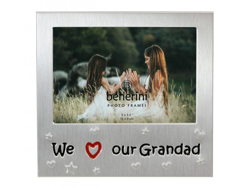 We Love Our Grandad Photo Frame - 5 x 3.5" (13 x 9 cm) 