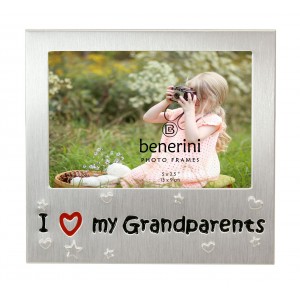 I Love My Grandparents Photo Frame - 5 x 3.5" (13 x 9 cm) 