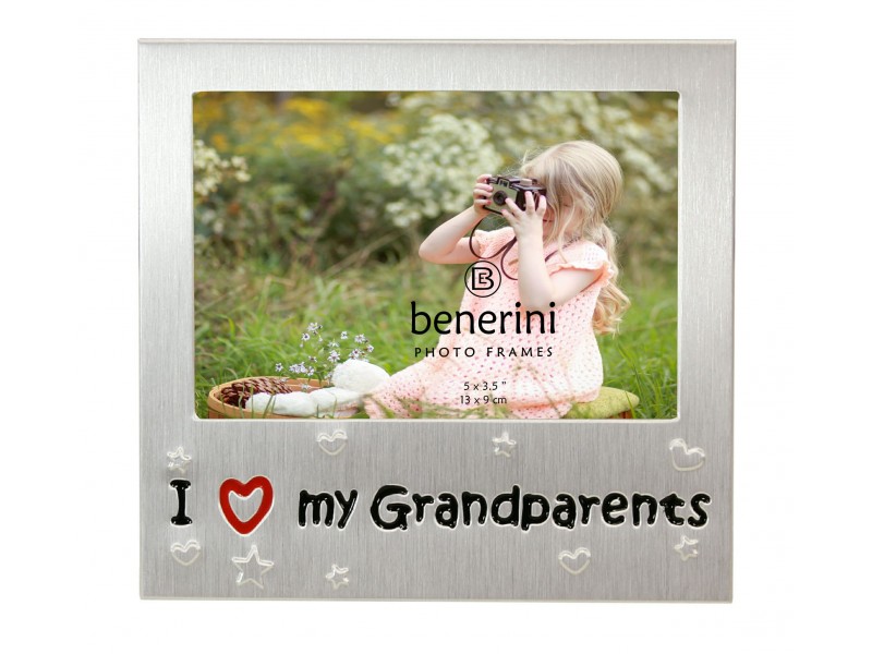 I Love My Grandparents Photo Frame - 5 x 3.5" (13 x 9 cm) 