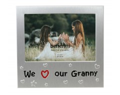 We Love Our Granny Photo Frame - 5 x 3.5" (13 x 9 cm) 