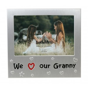 We Love Our Granny Photo Frame - 5 x 3.5" (13 x 9 cm) 