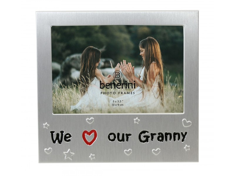 We Love Our Granny Photo Frame - 5 x 3.5" (13 x 9 cm) 