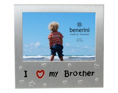 I Love My Brother Photo Frame - 5 x 3.5" (13 x 9 cm) 